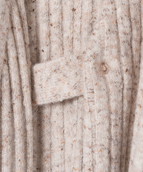 LAYMEE（レイミー）の「Vinca knit coat / ヴィンカニットコート（その他アウター・レディース・アイボリー/グレー/ミント・FREE）」の11枚目の写真