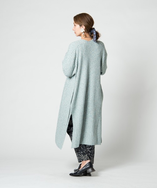 LAYMEE（レイミー）の「Vinca knit coat / ヴィンカニットコート（その他アウター・レディース・アイボリー/グレー/ミント・FREE）」の21枚目の写真