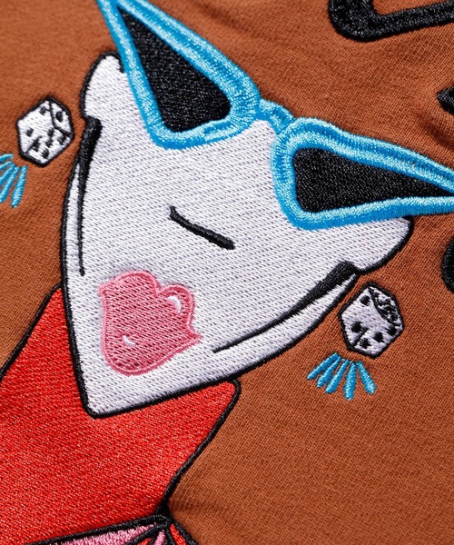 XLARGE(エクストララージ)の「EMBROIDERY FACE PULLOVER HOODED SWEAT(パーカー・メンズ・ブラウン/バーガンディー/ブルー・L/S/M/XL)」の11枚目の写真