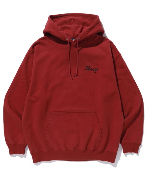 XLARGE(エクストララージ)の「EMBROIDERY FACE PULLOVER HOODED SWEAT(パーカー・メンズ・ブラウン/バーガンディー/ブルー・L/S/M/XL)」の14枚目の写真