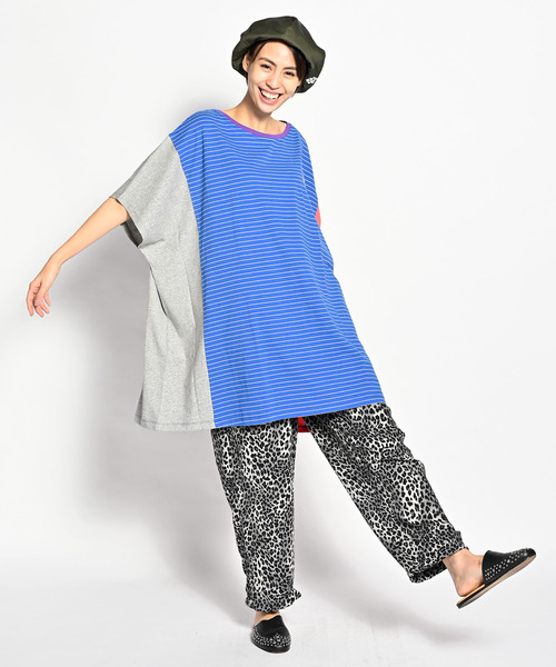 ALDIES(アールディーズ)の「Nobori Wide Big T / ノボリワイドビッグT(Tシャツ/カットソー・メンズ・ブラック/ターコイズブルー/ブルー/ブラック×ホワイト/ラスタ・FREE)」の16枚目の写真