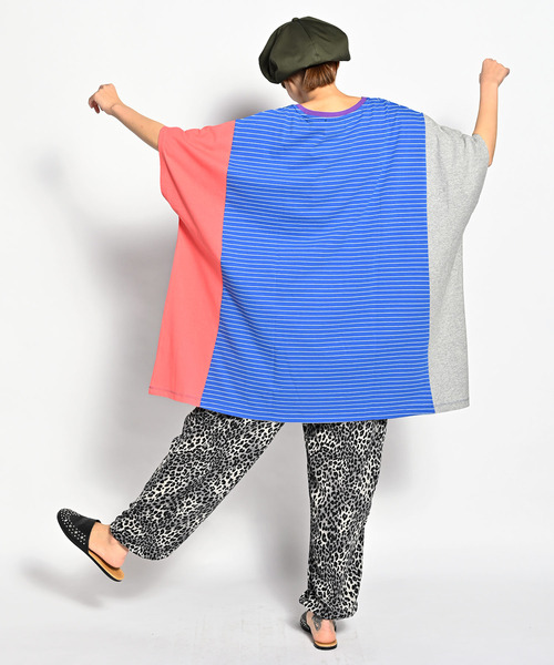 ALDIES(アールディーズ)の「Nobori Wide Big T / ノボリワイドビッグT(Tシャツ/カットソー・メンズ・ブラック/ターコイズブルー/ブルー/ブラック×ホワイト/ラスタ・FREE)」の18枚目の写真