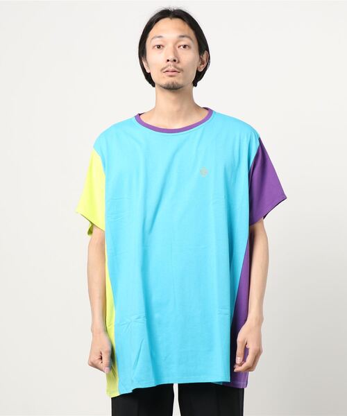 ALDIES(アールディーズ)の「Nobori Wide Big T / ノボリワイドビッグT(Tシャツ/カットソー・メンズ・ブラック/ターコイズブルー/ブルー/ブラック×ホワイト/ラスタ・FREE)」の15枚目の写真