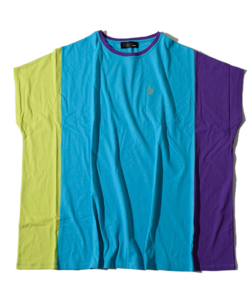 ALDIES(アールディーズ)の「Nobori Wide Big T / ノボリワイドビッグT(Tシャツ/カットソー・メンズ・ブラック/ターコイズブルー/ブルー/ブラック×ホワイト/ラスタ・FREE)」の10枚目の写真