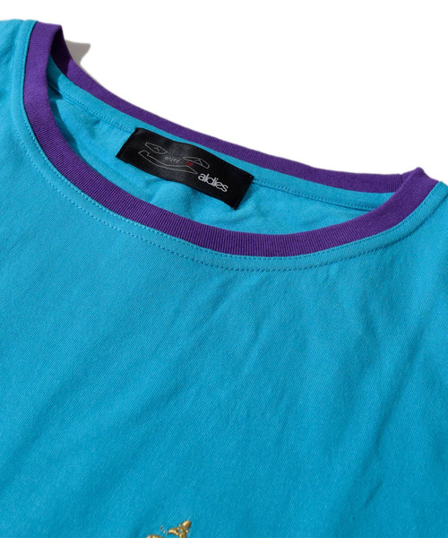 ALDIES(アールディーズ)の「Nobori Wide Big T / ノボリワイドビッグT(Tシャツ/カットソー・メンズ・ブラック/ターコイズブルー/ブルー/ブラック×ホワイト/ラスタ・FREE)」の12枚目の写真