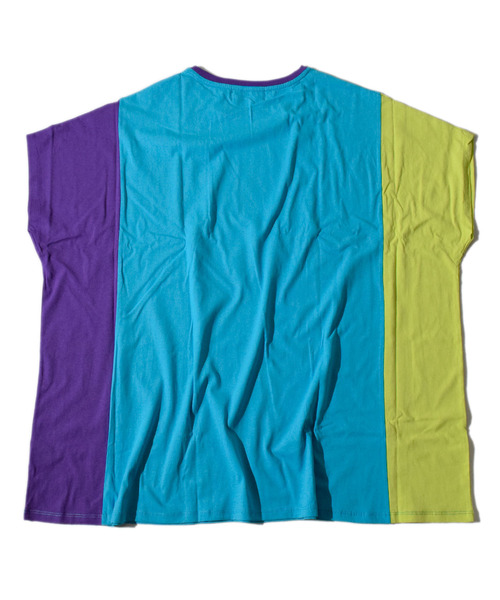 ALDIES(アールディーズ)の「Nobori Wide Big T / ノボリワイドビッグT(Tシャツ/カットソー・メンズ・ブラック/ターコイズブルー/ブルー/ブラック×ホワイト/ラスタ・FREE)」の11枚目の写真