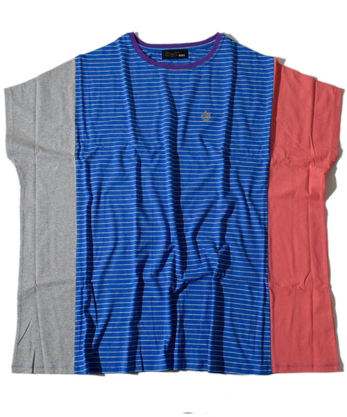 ALDIES(アールディーズ)の「Nobori Wide Big T / ノボリワイドビッグT(Tシャツ/カットソー・メンズ・ブラック/ターコイズブルー/ブルー/ブラック×ホワイト/ラスタ・FREE)」の19枚目の写真