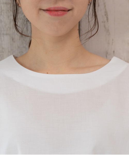 PREFERIR(プレフェリール)の「バタフライスリーブ ブラウス.(シャツ/ブラウス・レディース・レッド/ホワイト/ブラック/モカ・MEDIUM)」の14枚目の写真