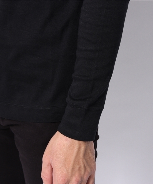 AMERICAN RAG CIE（アメリカンラグシー）の「AMERICAN RAG CIE シルケットタートルカットソー 108-ANX-M142-CT088（Tシャツ/カットソー・メンズ・オフホワイト/ブラック/グレー・1/2）」の8枚目の写真