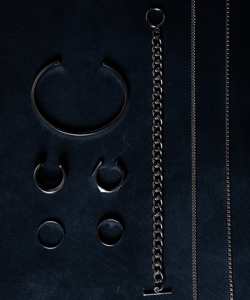 Genri（ゲンリ）の「Genri ゲンリ chain BRACELET_gri-B-001（ブレスレット・メンズ・ブラック/シルバー・FREE）」の5枚目の写真