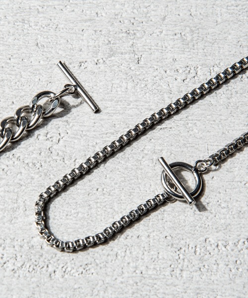 Genri（ゲンリ）の「Genri ゲンリ chain BRACELET_gri-B-001（ブレスレット・メンズ・ブラック/シルバー・FREE）」の8枚目の写真