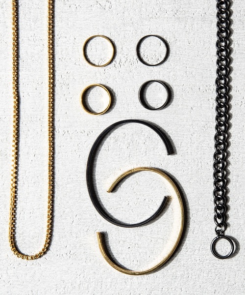 Genri（ゲンリ）の「Genri ゲンリ chain BRACELET_gri-B-001（ブレスレット・メンズ・ブラック/シルバー・FREE）」の10枚目の写真