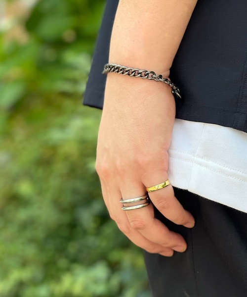 Genri（ゲンリ）の「Genri ゲンリ chain BRACELET_gri-B-001（ブレスレット・メンズ・ブラック/シルバー・FREE）」の15枚目の写真