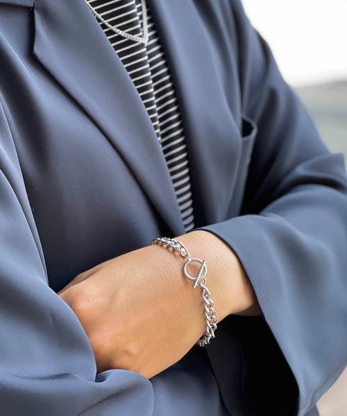 Genri（ゲンリ）の「Genri ゲンリ chain BRACELET_gri-B-001（ブレスレット・メンズ・ブラック/シルバー・FREE）」の16枚目の写真