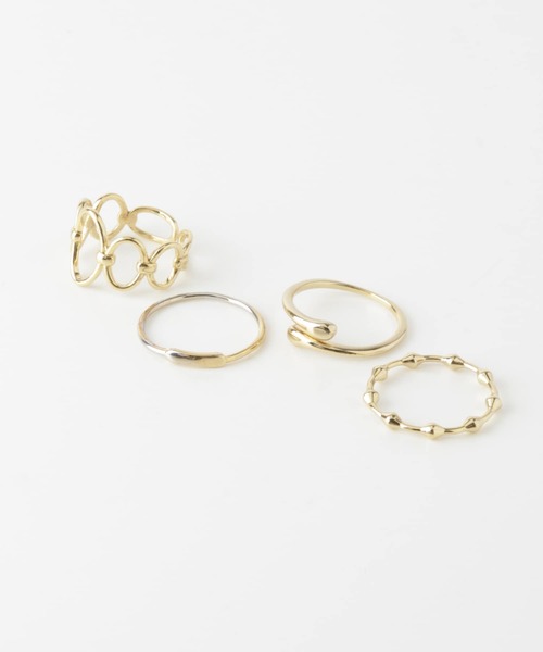 SMELLY（スメリー）の「4セットリング（リング・レディース・ゴールド・-）」の3枚目の写真