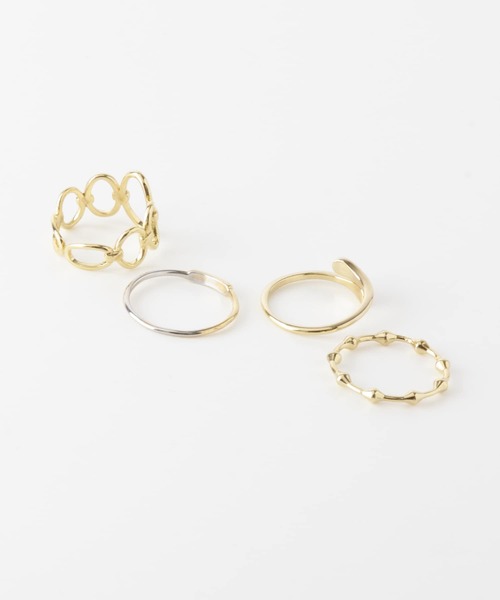 SMELLY（スメリー）の「4セットリング（リング・レディース・ゴールド・-）」の4枚目の写真