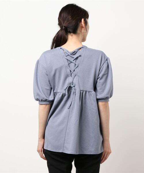 Honeys（ハニーズ）の「レースアップチュニック（チュニック・レディース・ホワイト/ブラック/ブラウン/ブルー系その他・S/M/L）」の22枚目の写真