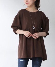 レースアップチュニック