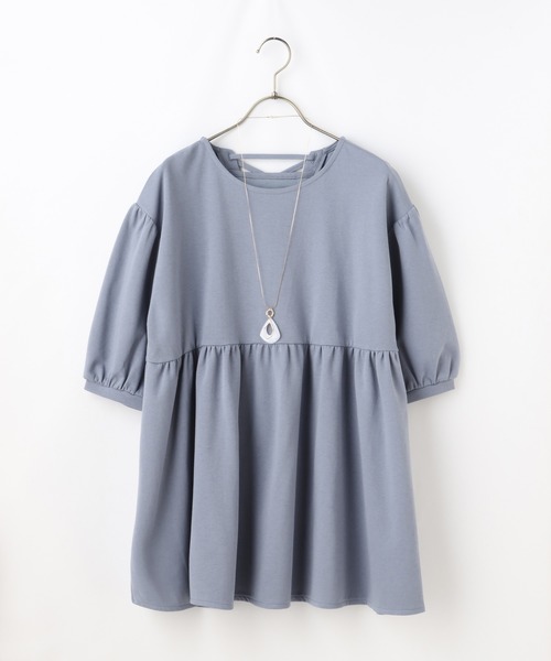 Honeys（ハニーズ）の「レースアップチュニック（チュニック・レディース・ホワイト/ブラック/ブラウン/ブルー系その他・S/M/L）」の7枚目の写真