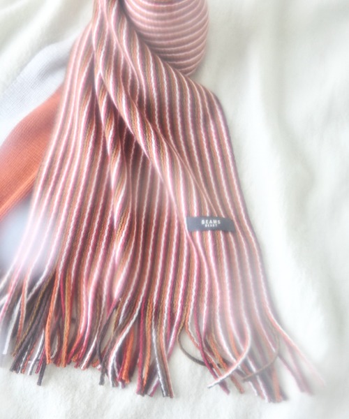 ユニセックス】リバーシブル ストライプ マフラー（マフラー）｜BEAMS