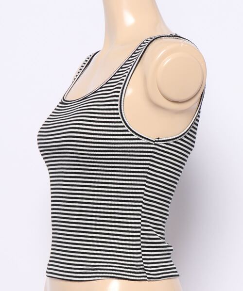 ems excite（エムズエキサイト）の「ショートタンク（Tシャツ/カットソー・レディース・ブラック/ベージュ/アイボリー/ブラック系その他/オレンジ系その他・FREE）」の19枚目の写真