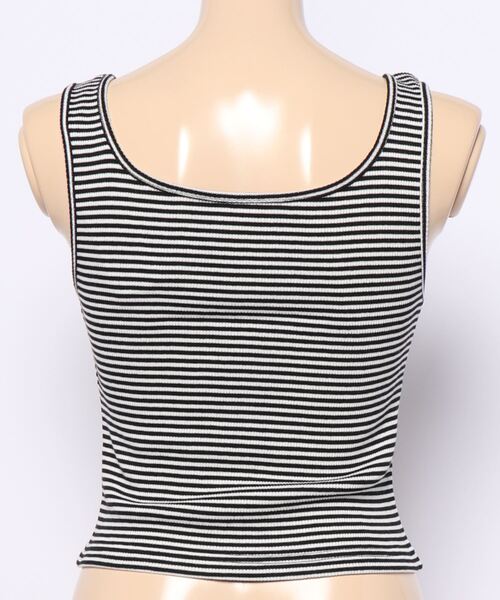 ems excite（エムズエキサイト）の「ショートタンク（Tシャツ/カットソー・レディース・ブラック/ベージュ/アイボリー/ブラック系その他/オレンジ系その他・FREE）」の17枚目の写真