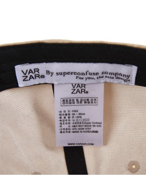 VARZAR（バザール）の「【VARZAR】OG OVER FIT WASHING BALL CAP / バザール OG オーバーフィット ロゴ ウォッシング ベースボール キャップ（キャップ・レディース・ブラック/ネイビー/ベージュ・FREE）」の19枚目の写真