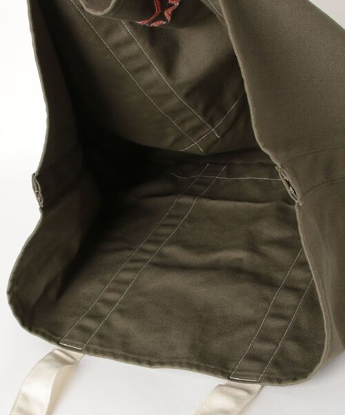 MANASTASH（マナスタッシュ）の「MANASTASH/マナスタッシュ　TOTE BAG　トートバッグ（トートバッグ・メンズ・オリーブ/ナチュラル・FREE）」の5枚目の写真