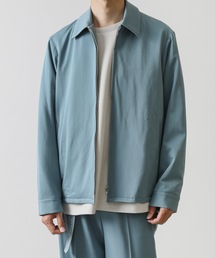 KAZUYUKI KUMAGAI ATTACHMENT | WOOL GABARDINE BELTED JACKET(ブルゾン)