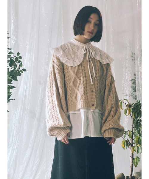 merry jenny（メリージェニー）の「satinパイピングデニムスカート（スカート・レディース・ブラック/インディゴブルー・FREE）」の17枚目の写真