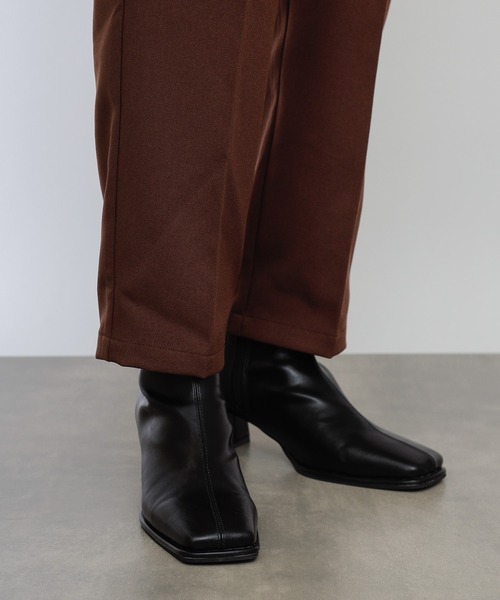 COLONY 2139（コロニートゥーワンスリーナイン）の「【WEB・一部店舗限定】ウールライクセンタープレスパンツ＆ジャケット/セットアップ（セットアップ・レディース・ブラック/ブラウン/グレイッシュベージュ・MEDIUM/LARGE）」の19枚目の写真