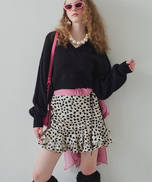 完売品 LA BELLE ETUDE J1U Very bigリボンベルト 黒 Very bigリボンベルト（ベルト）｜J1U by LA BELLE ETUDE