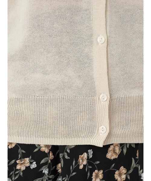 earth music&ecology（アースミュージックアンドエコロジー）の「ボリュームスリーブカーディガン ＊（カーディガン/ボレロ・レディース・ライトブラウン/アイボリー/ラベンダー/ブラック/ライトベージュ/ミント・FREE）」の20枚目の写真