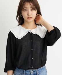 earth music&ecology | ボリュームスリーブカーディガン ＊(カーディガン/ボレロ)