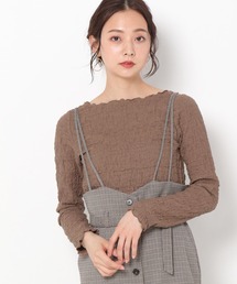 mysty woman | シャーリングプルオーバー 236704(Tシャツ/カットソー)