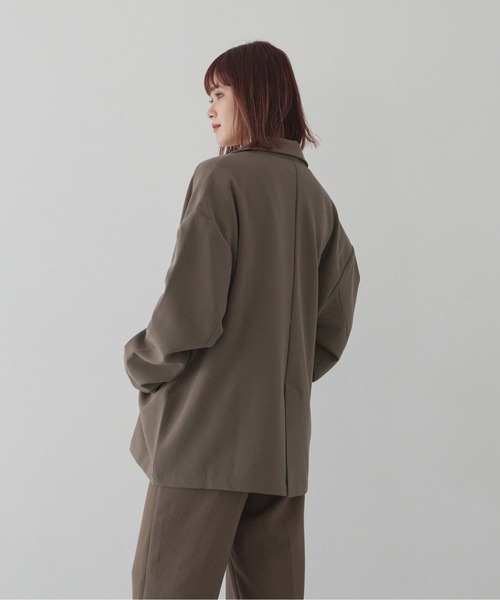 flaner（フラネ）の「ルーズダブルジャケット【ユニセックス対応