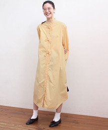 fig Ｌondon | 80/-typewriter ribbon OP(シャツワンピース)