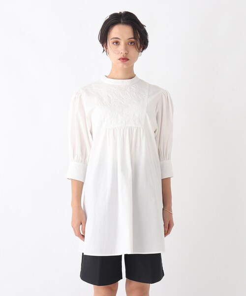 AG by aquagirl(エージーバイアクアガール)の「◆コットンエンブロイダリーチュニック【WEB限定サイズ】(シャツ/ブラウス・レディース・ブラック/ホワイト系・36/38/40)」の15枚目の写真