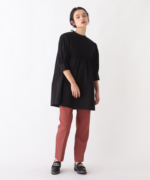AG by aquagirl(エージーバイアクアガール)の「◆コットンエンブロイダリーチュニック【WEB限定サイズ】(シャツ/ブラウス・レディース・ブラック/ホワイト系・36/38/40)」の12枚目の写真