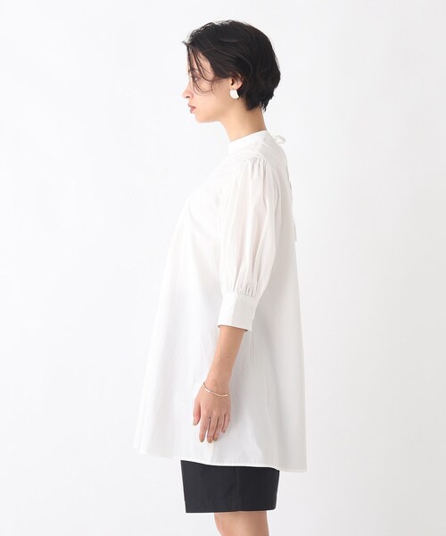 AG by aquagirl(エージーバイアクアガール)の「◆コットンエンブロイダリーチュニック【WEB限定サイズ】(シャツ/ブラウス・レディース・ブラック/ホワイト系・36/38/40)」の14枚目の写真