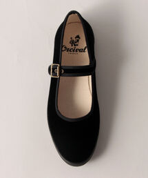 ORCIVAL | 【ORCIVAL/オーシバル】ベルベットストラップシューズ(バレエシューズ)