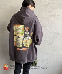 【WEB限定】[SEQUENCE BY B-ONE-SOUL/シークエンス] トムとジェリー コミックプリントプルオーバーパーカー