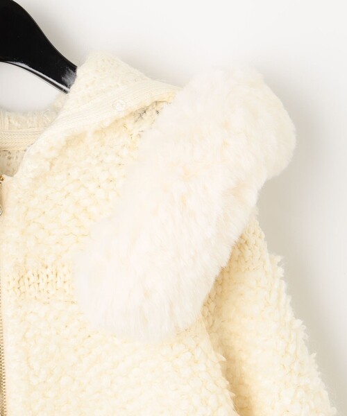 GRACE CONTINENTAL(グレースコンチネンタル)の「ループニットパーカー(その他アウター・レディース・ブラック/キナリ・36)」の20枚目の写真