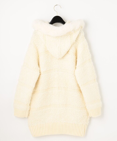 GRACE CONTINENTAL(グレースコンチネンタル)の「ループニットパーカー(その他アウター・レディース・ブラック/キナリ・36)」の18枚目の写真