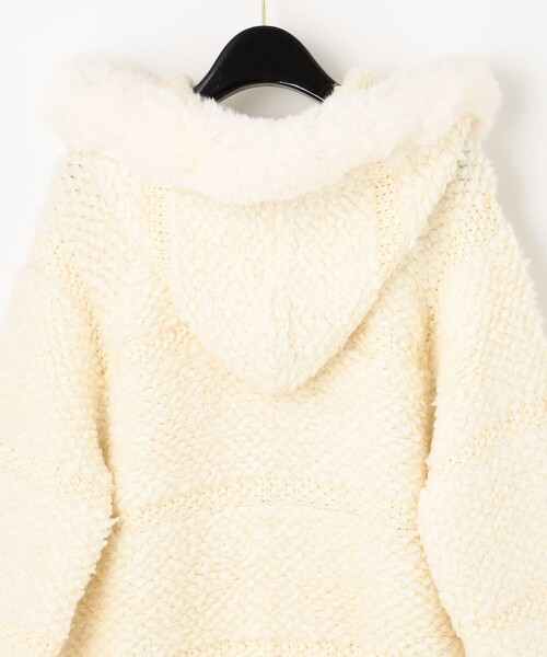 GRACE CONTINENTAL(グレースコンチネンタル)の「ループニットパーカー(その他アウター・レディース・ブラック/キナリ・36)」の17枚目の写真