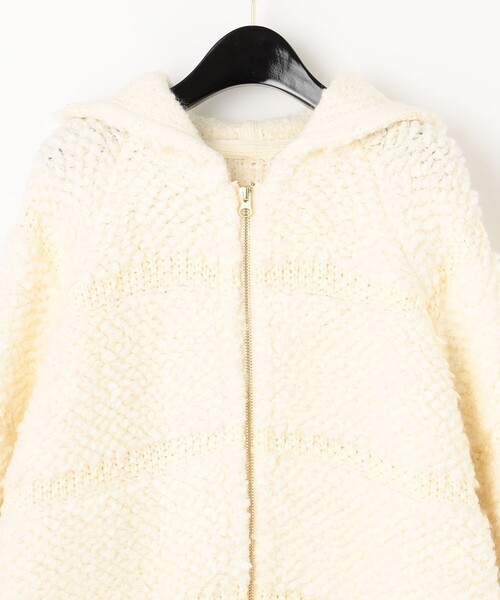 GRACE CONTINENTAL(グレースコンチネンタル)の「ループニットパーカー(その他アウター・レディース・ブラック/キナリ・36)」の15枚目の写真