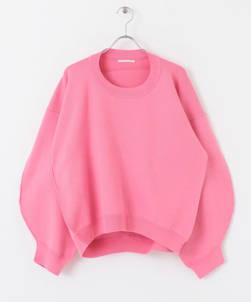 KBF（ケイビーエフ）の「フラットパターンニット（ニット/セーター・レディース・ブルー/ブラウン系その他/ピンク・ONE）」の11枚目の写真