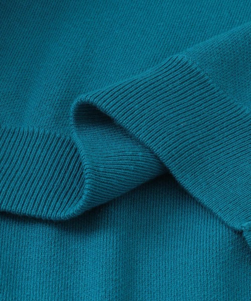 KBF（ケイビーエフ）の「フラットパターンニット（ニット/セーター・レディース・ブルー/ブラウン系その他/ピンク・ONE）」の6枚目の写真