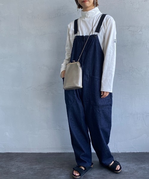 FIDELITY（フィデリティ）の「[FIDELITY/フィデリティ] 別注 モックネック ワイドシルエットTシャツ（Tシャツ/カットソー・レディース・ベージュ/オフホワイト/ホワイト系/ホワイト系1/ネイビー系/ネイビー系1・S/M/L）」の16枚目の写真