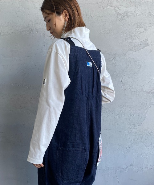 FIDELITY（フィデリティ）の「[FIDELITY/フィデリティ] 別注 モックネック ワイドシルエットTシャツ（Tシャツ/カットソー・レディース・ベージュ/オフホワイト/ホワイト系/ホワイト系1/ネイビー系/ネイビー系1・S/M/L）」の18枚目の写真